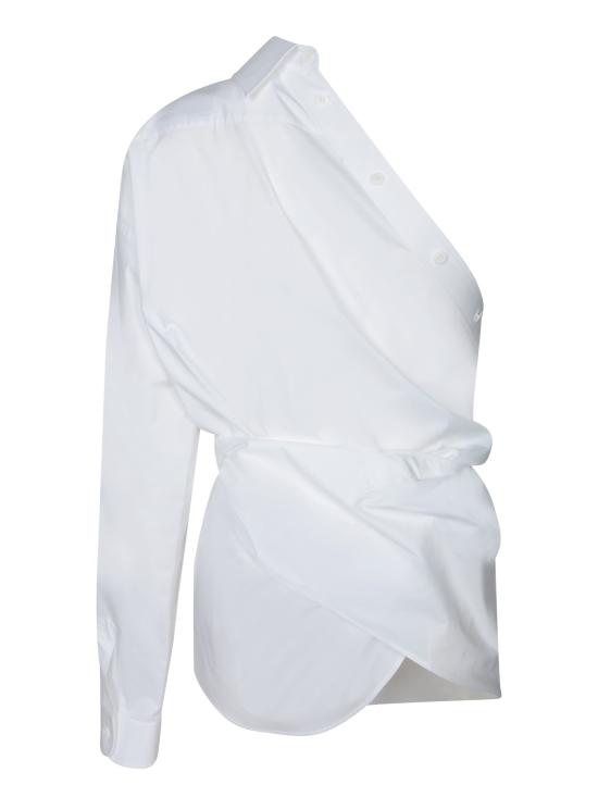 25SS 모스키노 블라우스 J0211 0531 2001 White - MOSCHINO