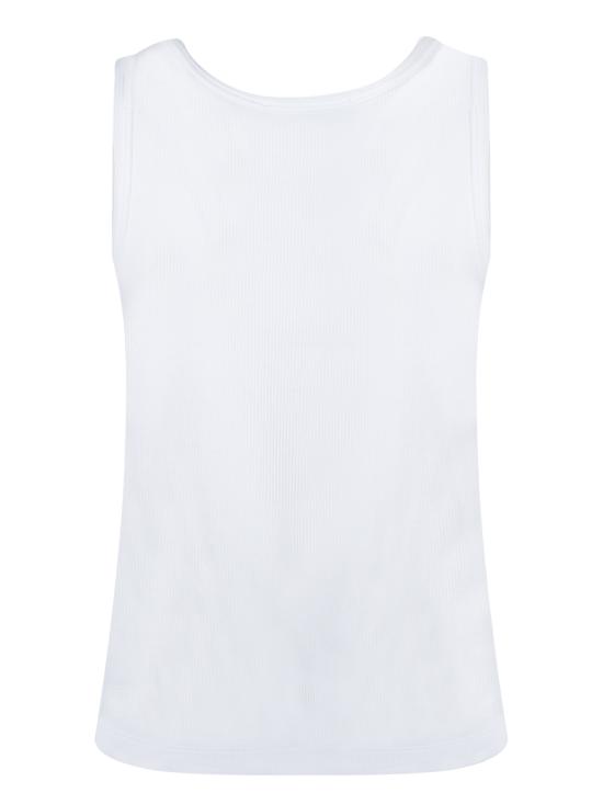 25SS 모스키노 민소매 티셔츠 A1205 0545 4001 White - MOSCHINO