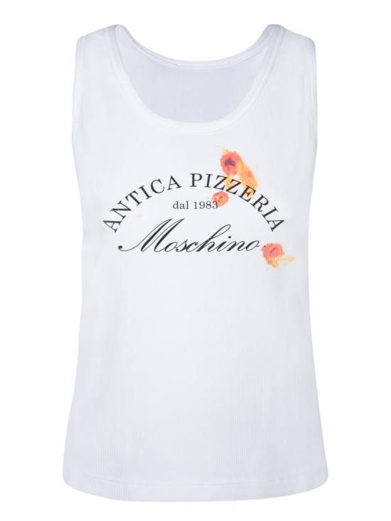 25SS 모스키노 민소매 티셔츠 A1205 0545 4001 White