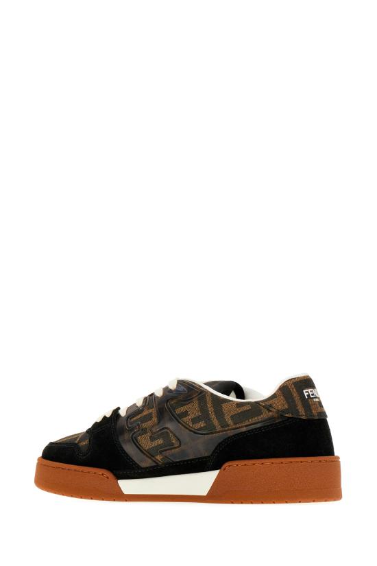 26FW 펜디 메치 스웨이드 로우탑 스니커즈 8E8470AQ6I F17JT MARRONE NERO - FENDI