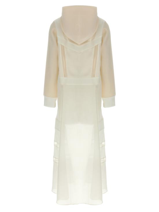 25SS 사카이 숏 원피스 2507635151 White - SACAI