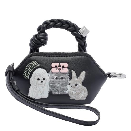25FW 가니 토트백 A6891 099 Black