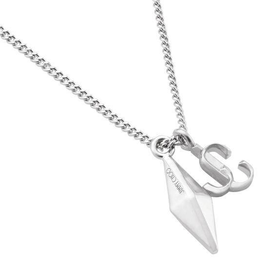 25FW 지미추 팔찌 DIAMOND JC CHAIN CZIANTIQUE SILVER Silver - JIMMY CHOO