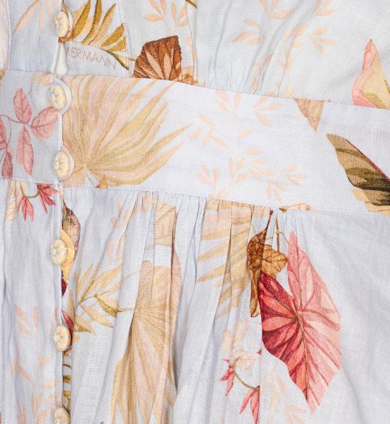 25FW 짐머만 숏 원피스 5147DSS253 LBPFL MultiColour - ZIMMERMANN