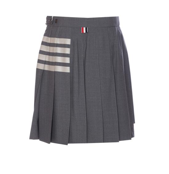 25FW 톰브라운 미디 스커트 FGC402V 06146035 Grey - THOM BROWNE