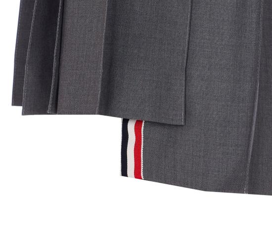 25FW 톰브라운 미디 스커트 FGC402V 06146035 Grey - THOM BROWNE