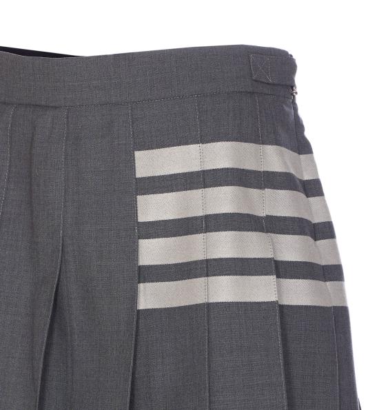 25FW 톰브라운 미디 스커트 FGC402V 06146035 Grey - THOM BROWNE