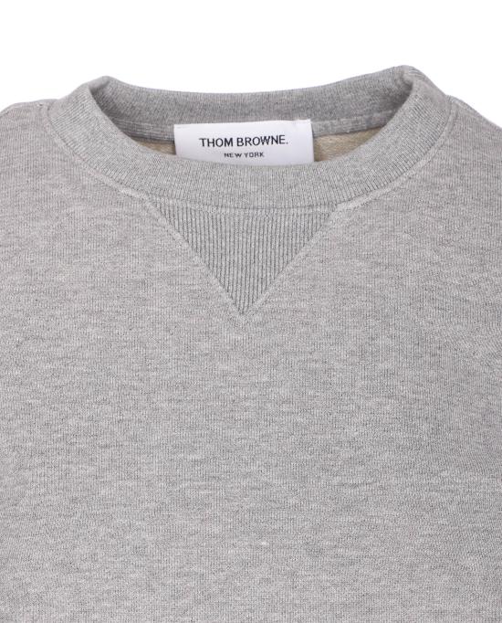 25FW 톰브라운 긴팔 티셔츠 FJT002A 00535055 Grey - THOM BROWNE