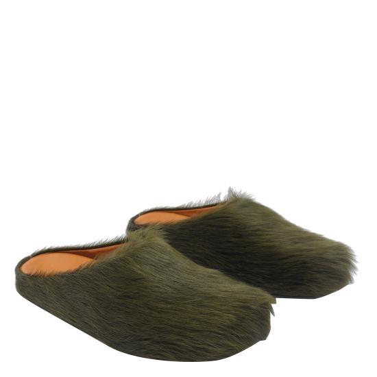 25FW 마르니 뮬/슬리퍼 SBMR000600 P412200V58 Green - MARNI