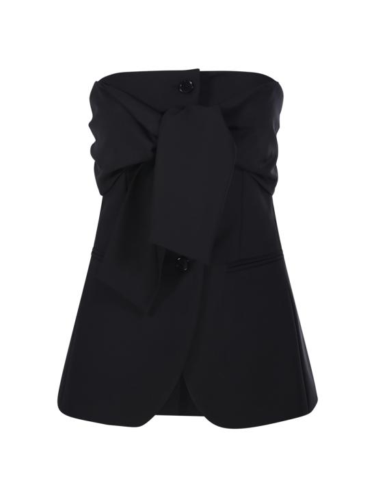 25FW 막스마라 민소매 티셔츠 2521166031600 004 NERO