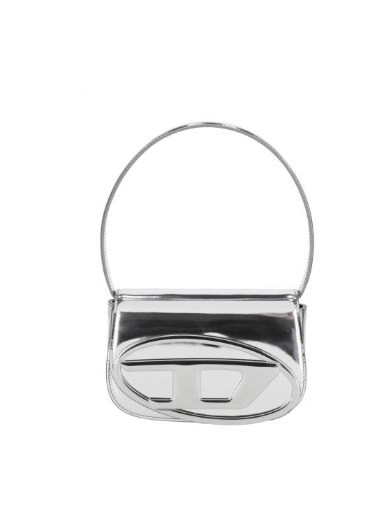 25FW 디젤 1DR 숄더백 인 미러드 레더 X08396 PS202 H0535 Silver