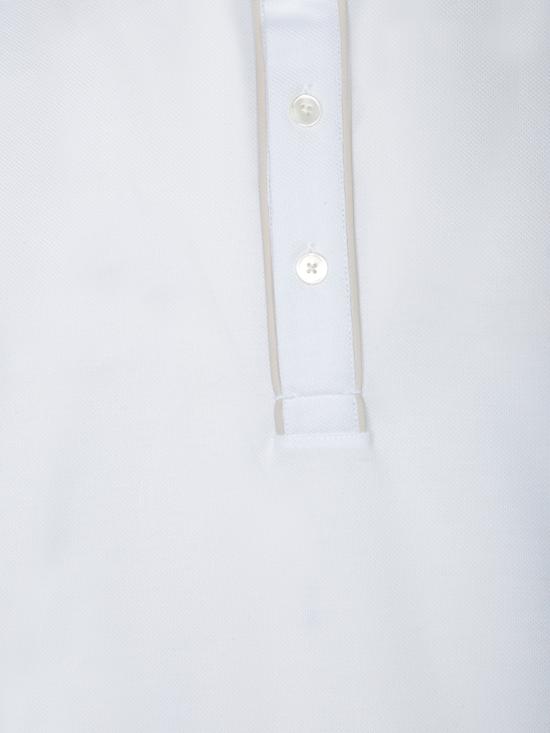 25SS 에르메네질도제냐 폴로 티셔츠 UF392A9 F733 N00 White - ERMENEGILDO ZEGNA