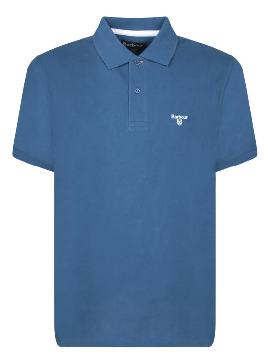 25SS 바버 폴로 티셔츠 MML1367 MML BL91 Blue