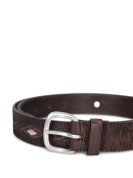 25SS 오르치아니 가죽 벨트 U08300 BCZ TMO Brown - ORCIANI