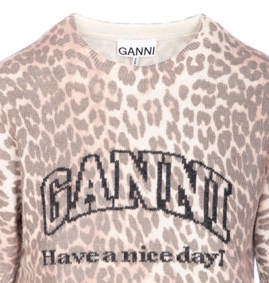 25FW 가니 반팔 티셔츠 K2500 943 Brown - GANNI