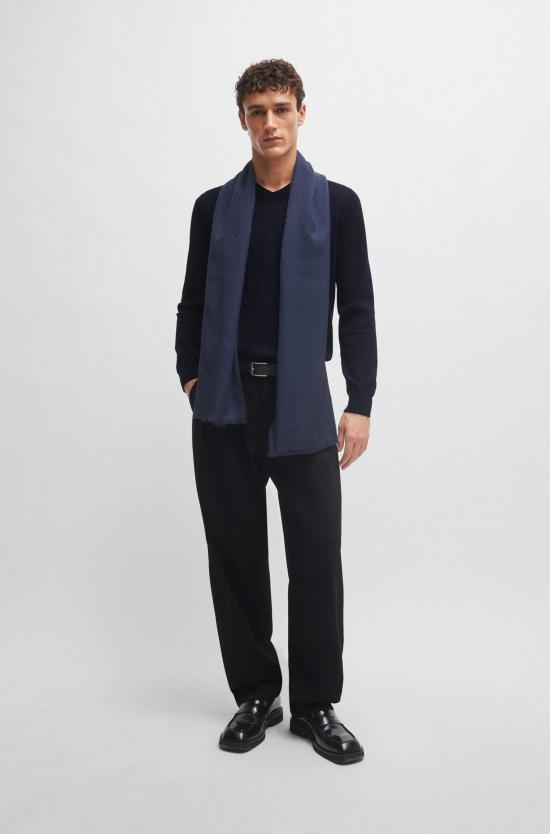 25SS 보스 스웨터 50506042 10255193 01 404 Blue - BOSS