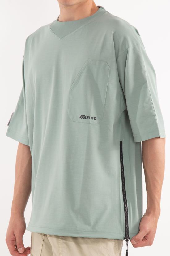 25SS 미즈노 반팔 티셔츠 B2GCC136 ICEBERG GREEN Green - MIZUNO