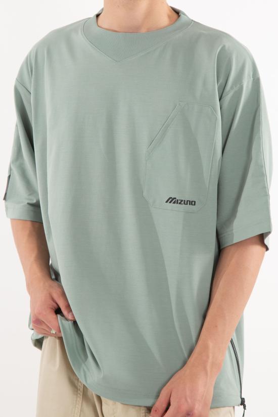 25SS 미즈노 반팔 티셔츠 B2GCC136 ICEBERG GREEN Green - MIZUNO