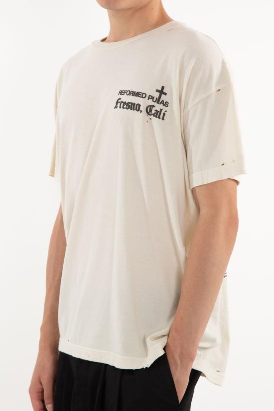 25SS 윌리 차바리아 반팔 티셔츠 WCJSY0060 013 OFF WHITE White - WILLY CHAVARRIA