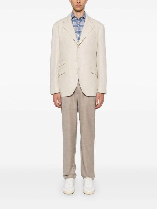  발바 긴팔 셔츠 LIU13P0144124Q0001 White - BARBA