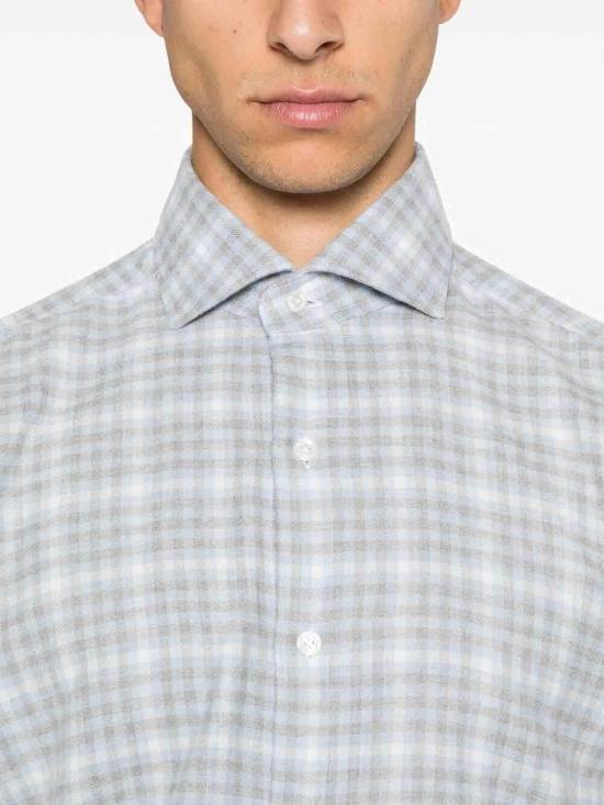  발바 긴팔 셔츠 LIU13P0144108X0001 White - BARBA