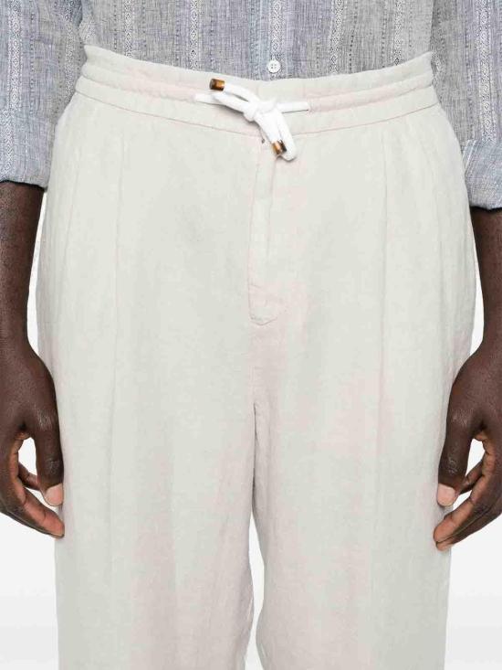 27SS 브루넬로 쿠치넬리 스트레이트 팬츠 M243DE1710C6008 Beige - BRUNELLO CUCINELLI