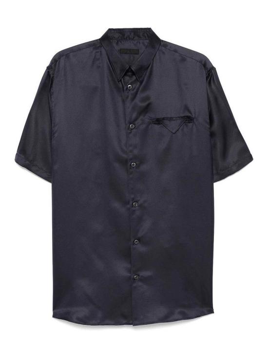  프라다 반팔 셔츠 UCS51416GESOOOF0008 Light Beige