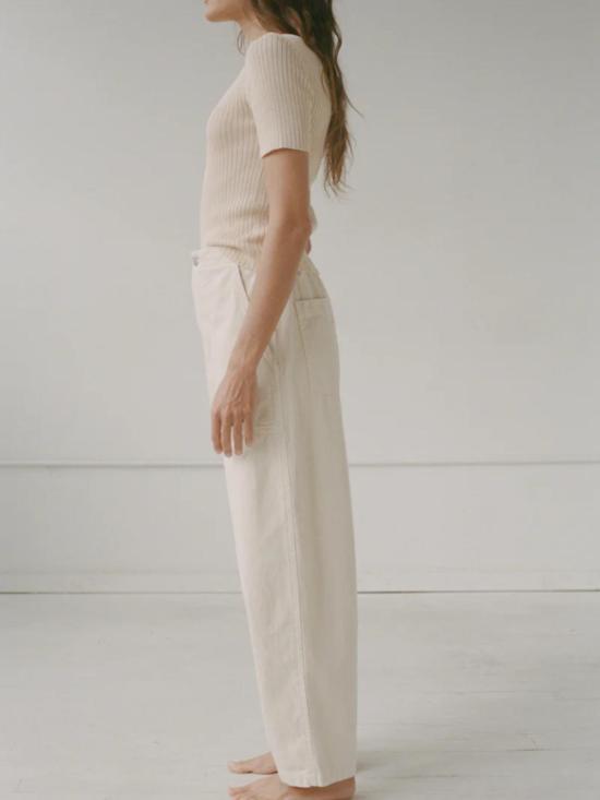  샤이나 모트 크롭 팬츠 페인터 팬츠 - SHAINA MOTE