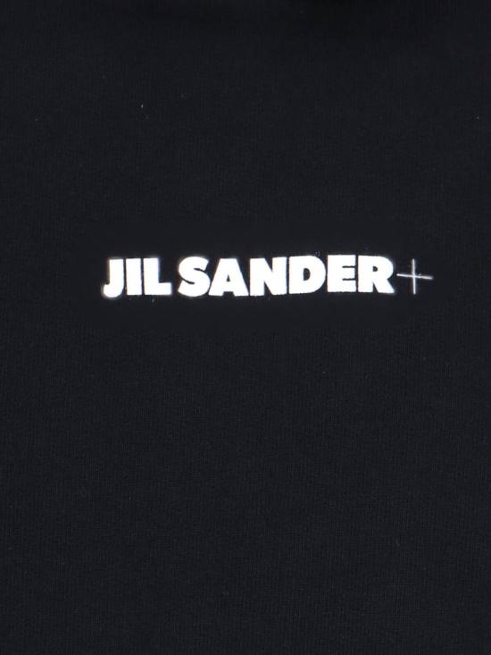 25FW 질샌더 로고 후드 티셔츠  J47GU0129 J20039001 Black - JIL SANDER