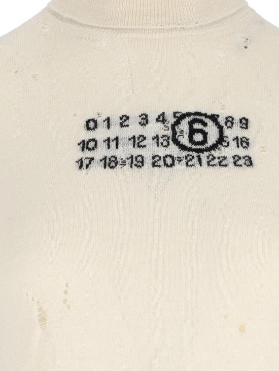 25FW MM6 메종마르지엘라 터틀넥 S52HA0299 M13134103 WHITE - MM6 MAISON MARGIELA