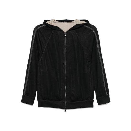 25FW 브루넬로 쿠치넬리 가디건 MP828SM606 C9185 Black