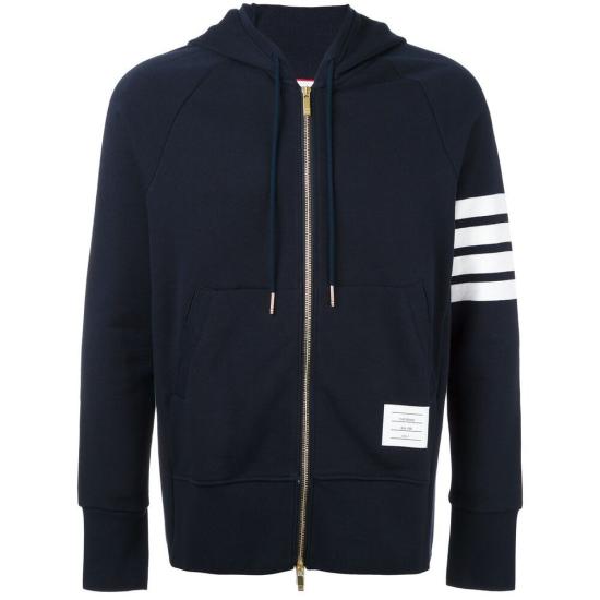  톰브라운 사선완장 투웨이 후드집업 MJT022H00535461 BLUE