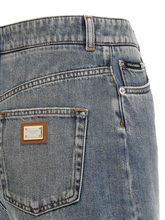  돌체앤가바나 데님 숏팬츠 FTC8QDG8MM2S9001 Light Blue - DOLCE & GABBANA