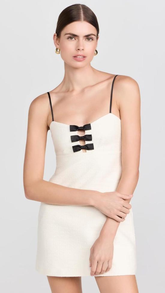  러브쉐이크팬시 숏 원피스 러브 쉑 팬시 아델레이드 드레스 크림 - LOVESHACKFANCY