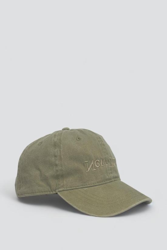  어셈블리 뉴욕 볼캡 자수  워시드 카키 - ASSEMBLY NEW YORK