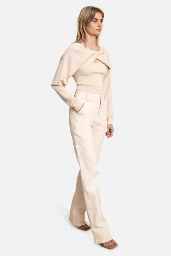  에이엘씨 긴팔 티셔츠 A.L.C. 그리어 볼레로 글레이스 크림