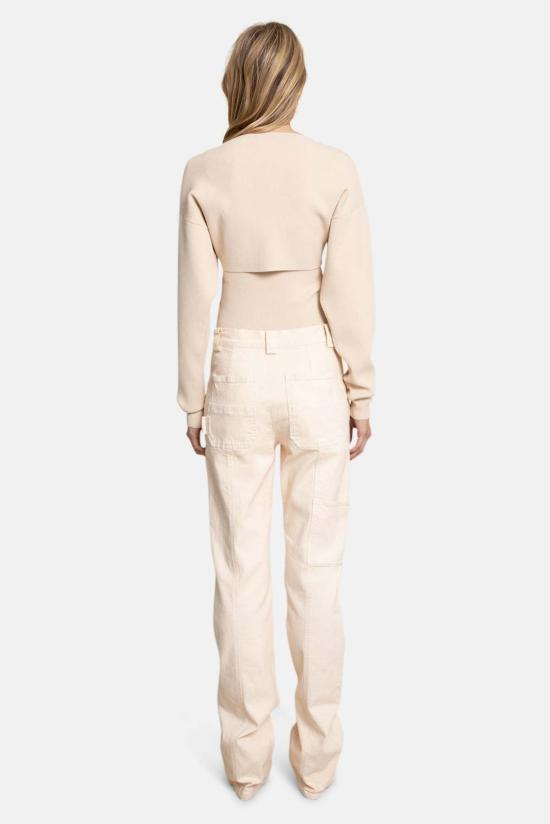  에이엘씨 긴팔 티셔츠 A.L.C. 그리어 볼레로 글레이스 크림 - A.L.C.