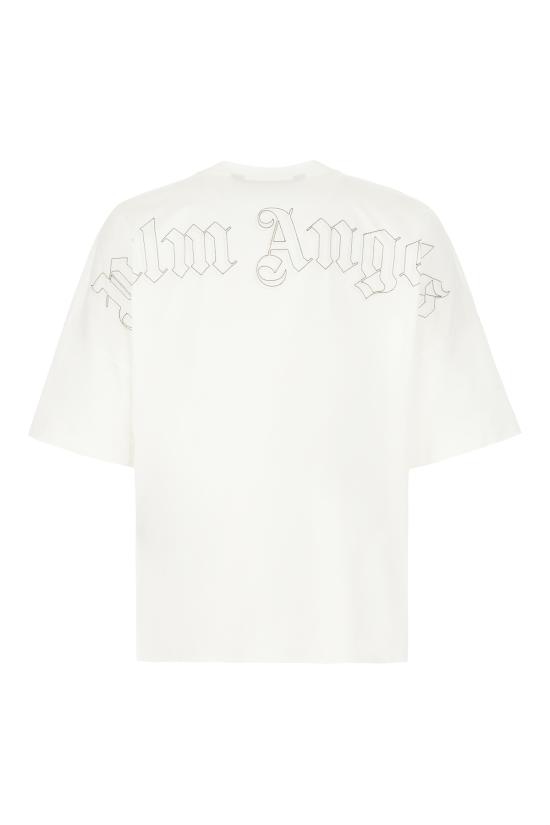 24FW 팜앤젤스 반팔 티셔츠 PMAA002F24JER001 0303 OFF WHITE - PALM ANGELS