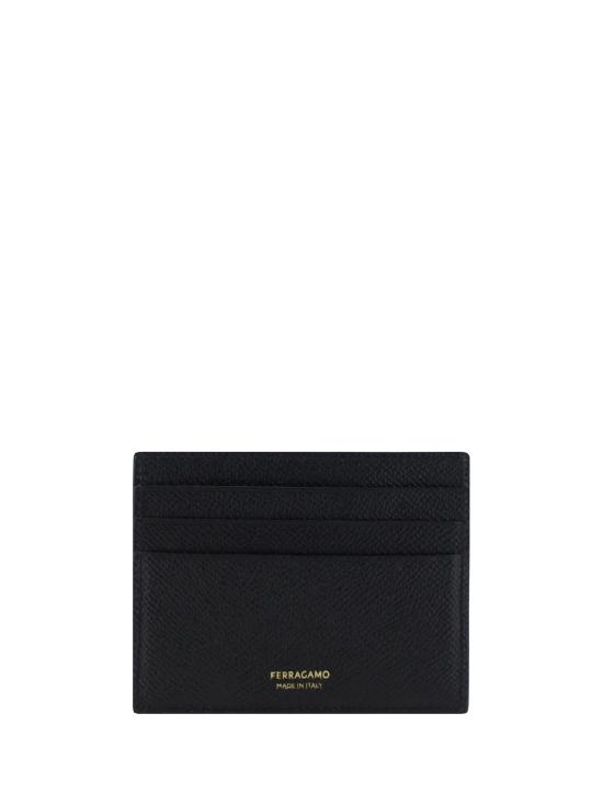 26SS 살바토레 페라가모 간치니 카드지갑 776843 001 BLACK - SALVATORE FERRAGAMO