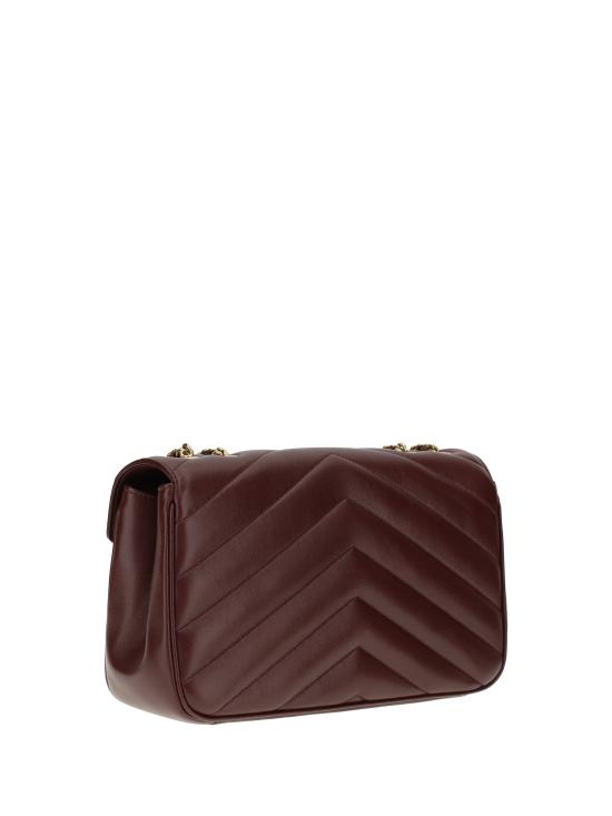 26FW 생로랑 루루 마틀라세 램스킨 미디움 숄더백 801439AAEAX 6197 BORDEAUX - SAINT LAURENT