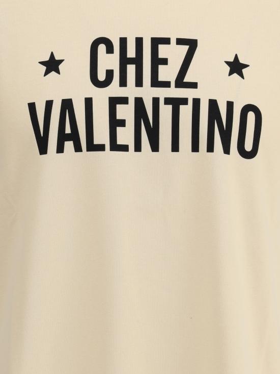 25FW 발렌티노 가라바니 반팔 티셔츠 7V3MG17DAYC QT3 CREAM - VALENTINO GARAVANI