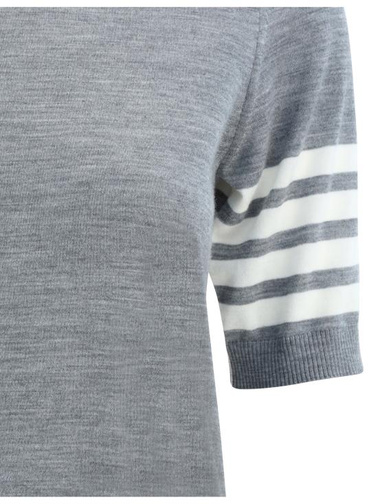 26SS 톰브라운 터틀넥 FKA434AY1014 055 GREY - THOM BROWNE