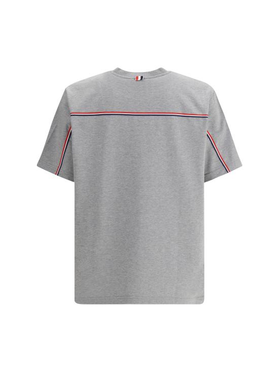 25FW 톰브라운 반팔 티셔츠 MJS288A00042 055 GREY - THOM BROWNE