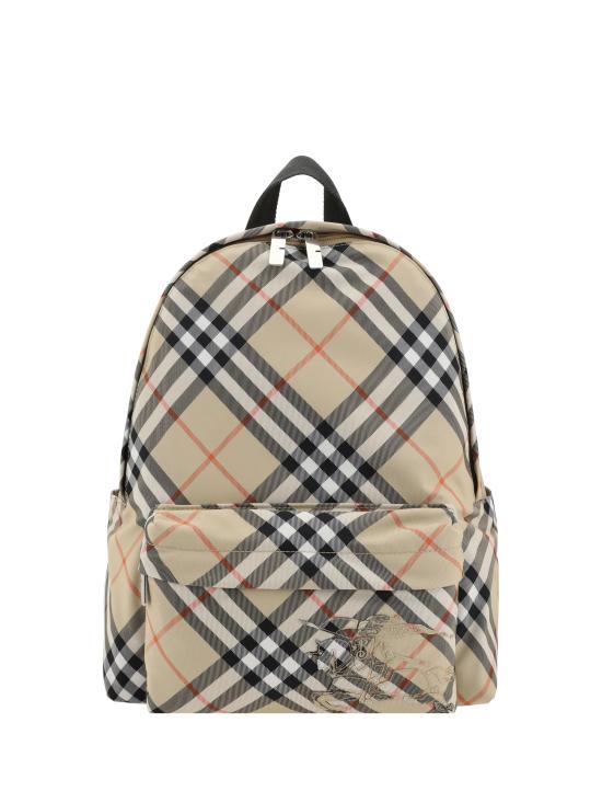 26SS 버버리 스몰 체크 프린트 백팩 8102354 B9368 BEIGE