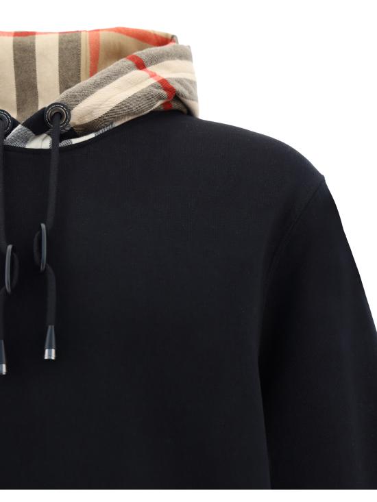 26SS 버버리 후드 티셔츠 8058117 A1189 BLACK - BURBERRY