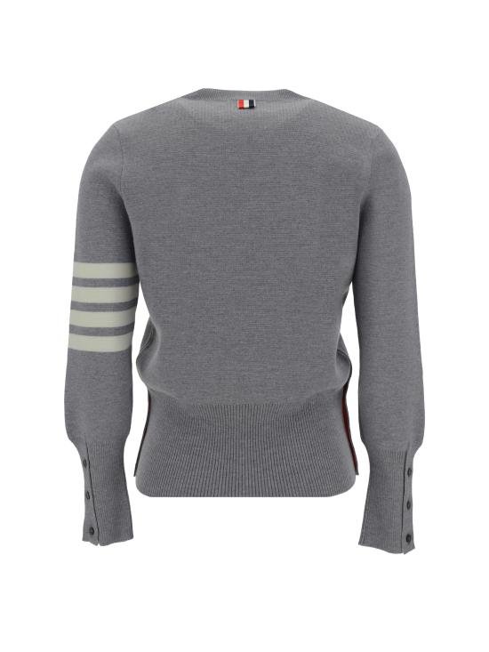 26SS 톰브라운 울 밀라노 스티치 클래식 4바 풀오버 니트 FKA239A00014 055 GREY - THOM BROWNE