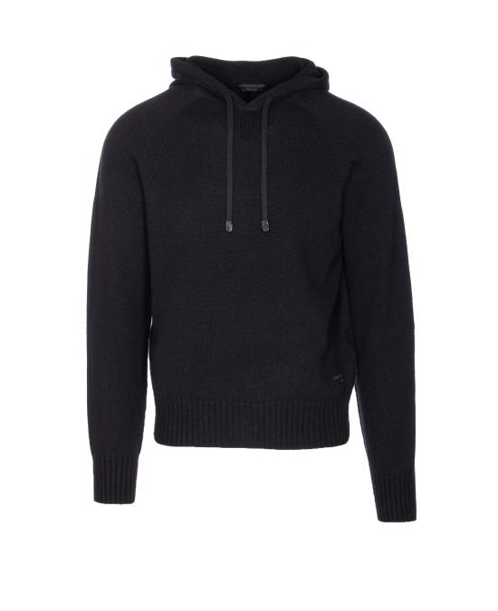 25FW 톰포드 긴팔 티셔츠 KOL003 YMK069LB999 Black