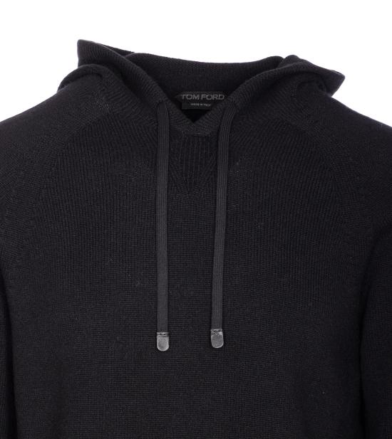 25FW 톰포드 긴팔 티셔츠 KOL003 YMK069LB999 Black - TOMFORD