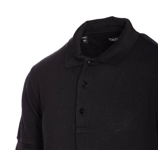 25FW 톰포드 폴로 티셔츠 JPS011 JMT013LB999 Black - TOMFORD