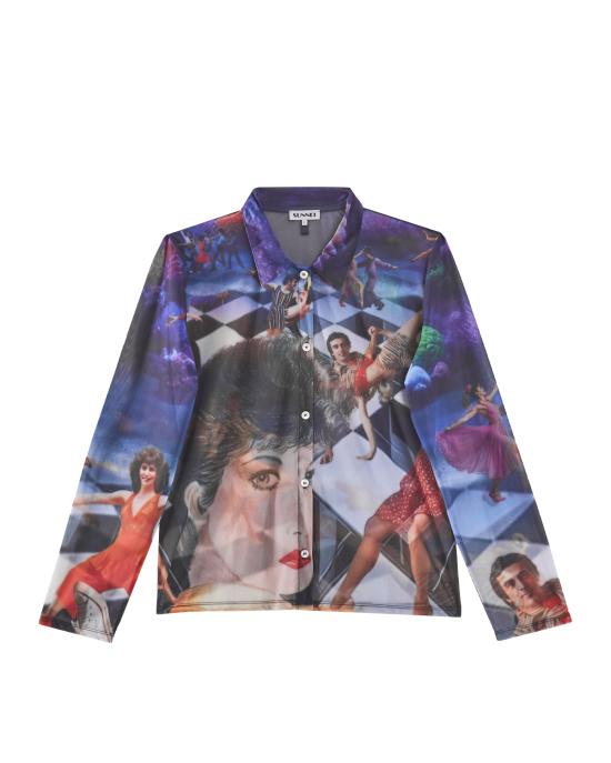 25SS 써네이 긴팔 셔츠 RTWXTOP010 8184 brigitte print MULTICOLOR